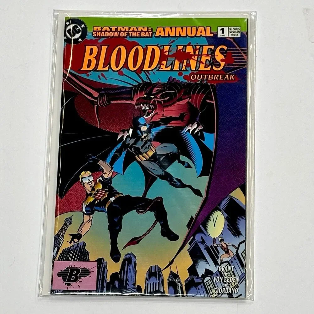 DC Comics 1993 Annual Bloodlines Outbreak Batman Shadow of the Bat #1 Comic Book